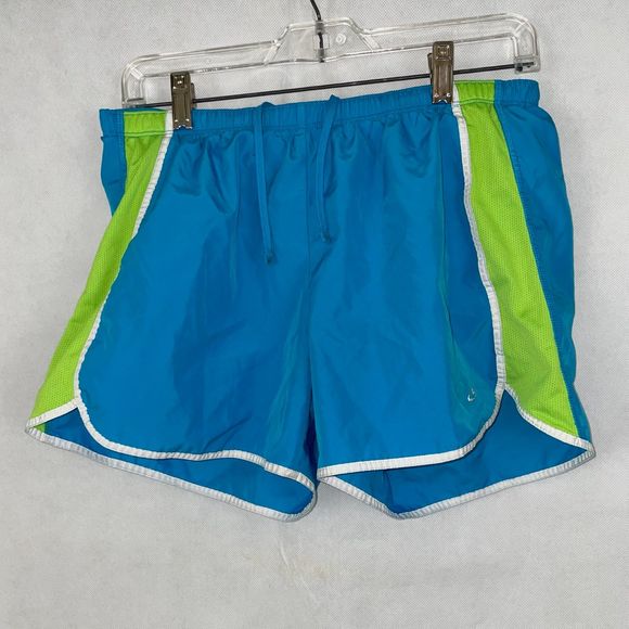 Champion Pants - Champion Blue/Green Workout Athletic Shorts Size Medium